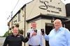 Stephen Gibbon, Seaton Lane Inn general manager with The Inn Collection Group’s operations director Sean Donkin and CEO Keith Liddell. 