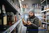 whiskey supermarket shopper alcohol spirits