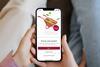 pret a manger subscription app phone mockup