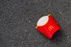 fast food mcdonalds fries chips litter