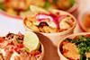 Tortilla protein pots