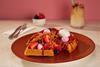 Berry Meringue American Waffle Heavenly Desserts