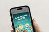 Free iPhone 14 Pro in Hand Mockup