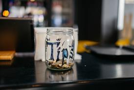 Tipping jar