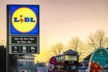 lidl store sign