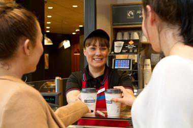 Greggs staff barista