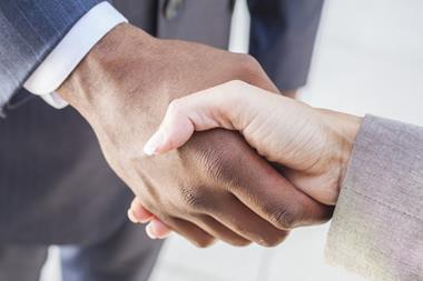 Business handshake