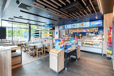 Greggs - Interior of new Eco Drive-Thru features low energy light fittings