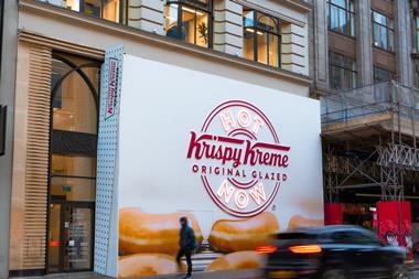 Krispy Kreme Oxford Street during development