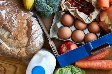 groceries food bread milk essentials GettyImages-1222732478
