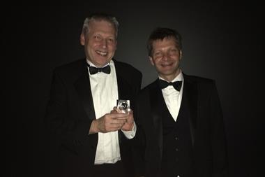 Stuart McLean, CEO, James McLean, Property Director - Zonal. Scottish Business Awards 2014