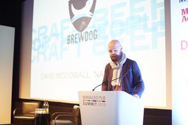 David McDowall, managing director of BrewDog Bars, Publican Awards 2015 winner, discusses the next stage of the fast-growing brand's development