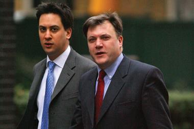 Labour's Ed Miliband and Ed Balls
