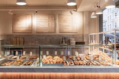 Cornish Bakery counter