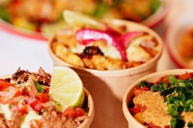 Tortilla protein pots