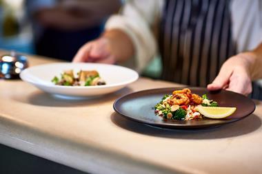 Restaurant plates of food GettyImages-1296818617