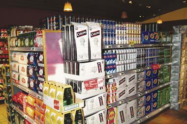 Supermarket alcohol