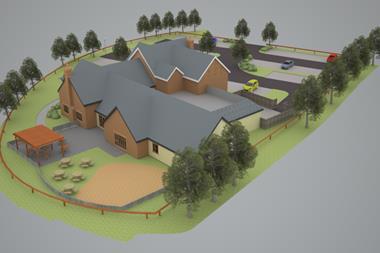 An artist's impression of the proposed Marston's pub at Beacon Business Park