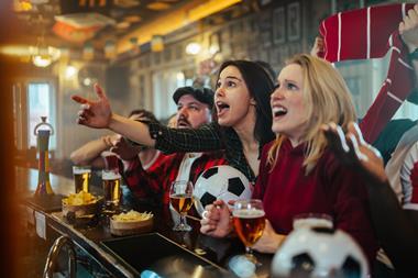 World cup in pub