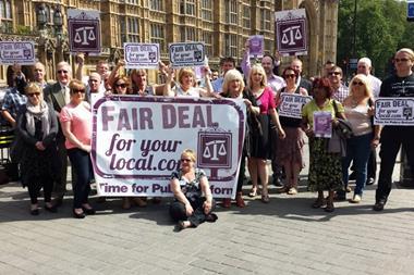 Fair Deal For Your Local campaigners