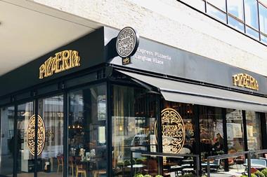 PizzaExpress Langham Place, Oxford Circus exterior