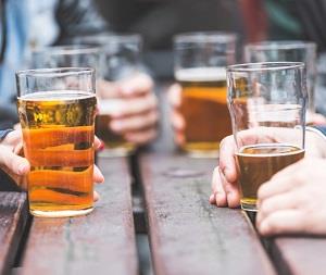 Drinking pints