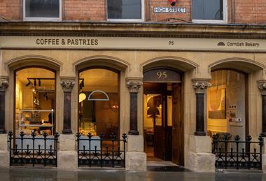 Cornish Bakery - Recently opened shop on Worcester high street - 2100x1400