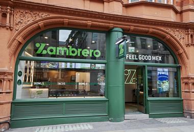 Zambrero restaurant exterior - Cannon Street LR