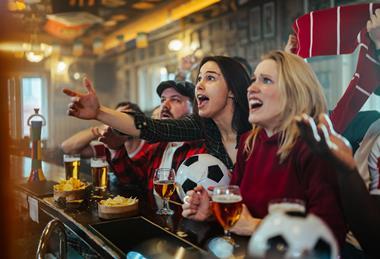 World cup in pub