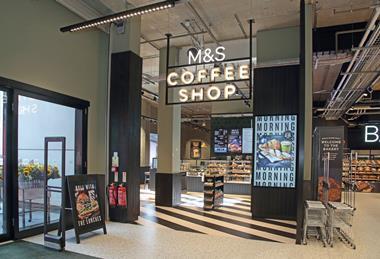 M&S coffee shop