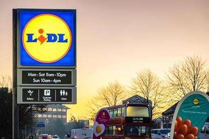 lidl store sign