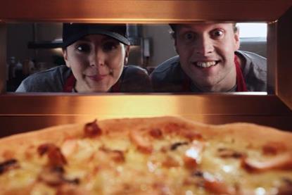 Papa Johns sourdough pizza ad image
