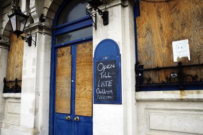 restaurant pub shut down closed