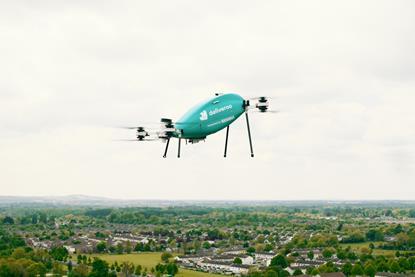 Deliveroo x Manna drone