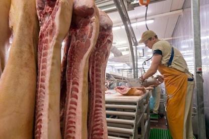 Meat factory carbon dioxide