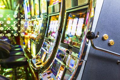 Slot machines - stock photo