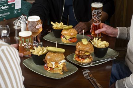 Greene King Burgers