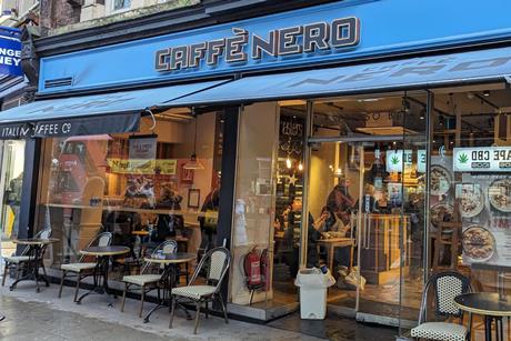 Caffè Nero - store front in Soho, London - 2100x1400