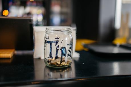 Tipping jar