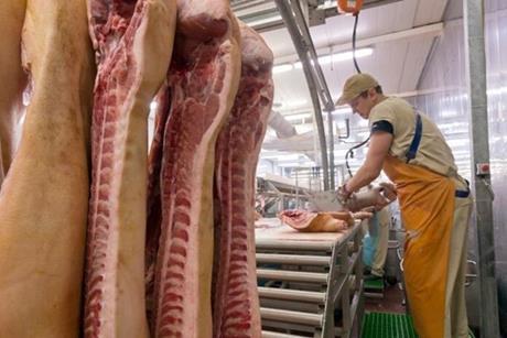 Meat factory carbon dioxide