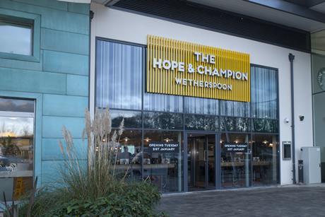 Wetherspoon motorway pub
