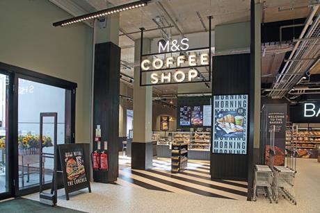 M&S coffee shop