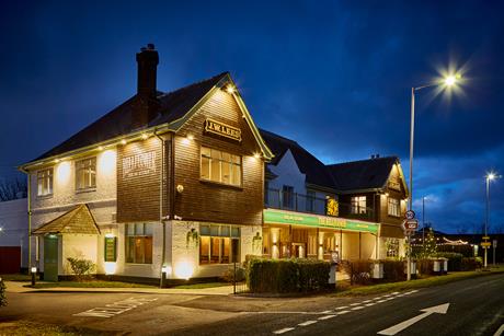 JW Lees Bellflower External Evening