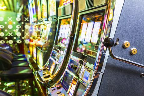 Slot machines - stock photo