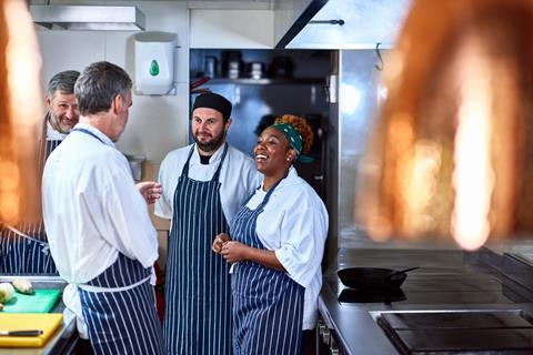 Kitchen staff GettyImages-1296818610