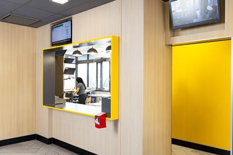 Innovations rolled out through the McDonald’s restaurant upgrade programme include the redesign of the front counter