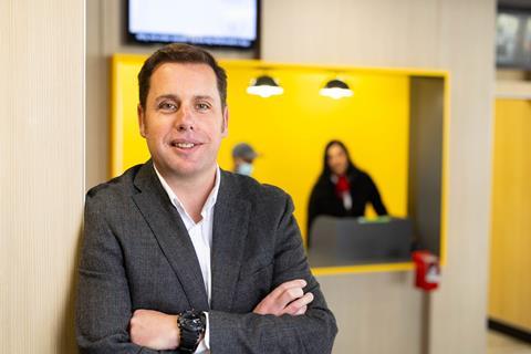Gareth Pearson, McDonald’s UK&I Chief Operations Officer at McDonald’s ‘Convenience of the Future’ restaurant in Bow